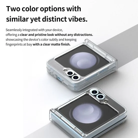 Cover Samsung Z Flip 6 Nukin 360 With Hinge Protection Case Araree - Clear